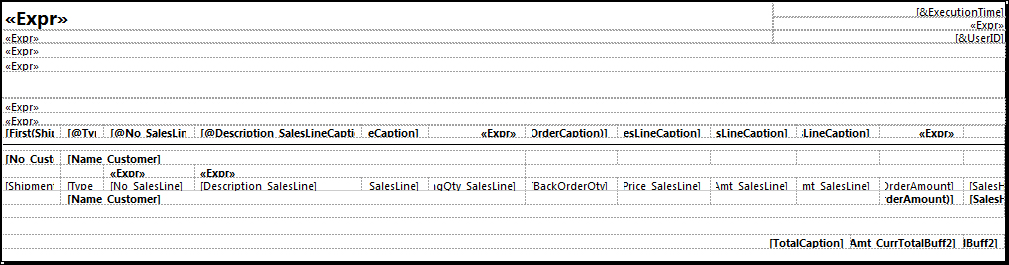 Designing the visual layout