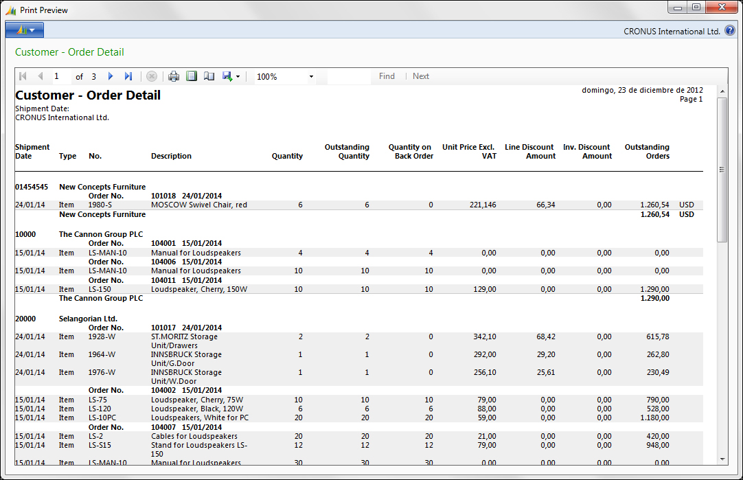 Report design guidelines