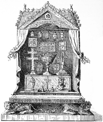 INTERIOR OF THE RELIQUARY.