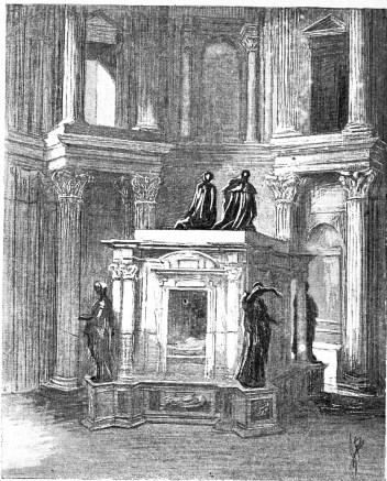 TOMB OF HENRI II. IN THE VALOIS CHAPEL BUILT BY PHILIBERT DELORME.