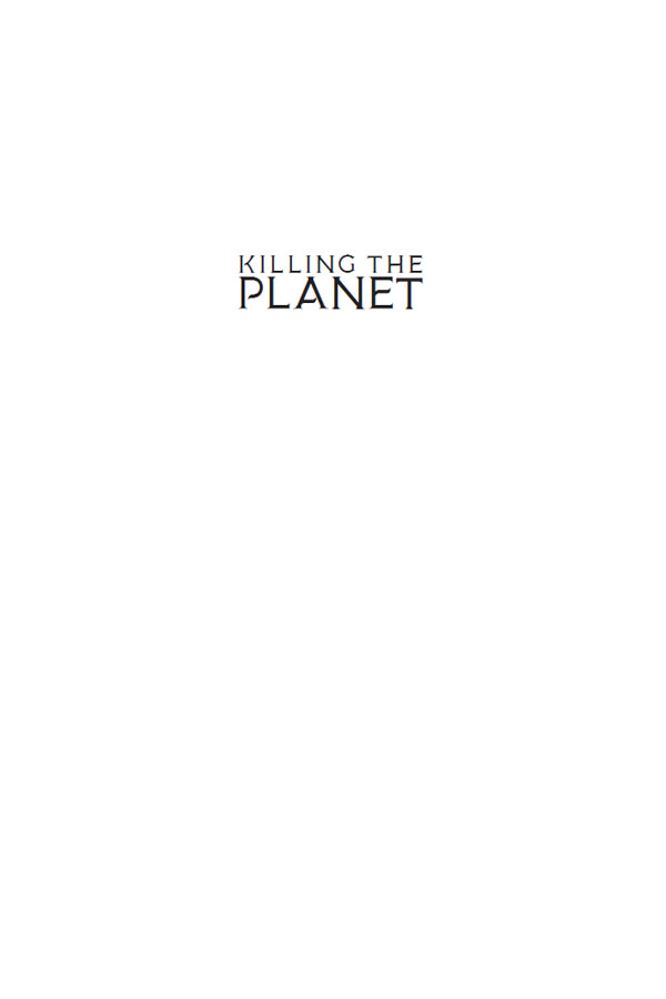 Half Title of Killing the Planet