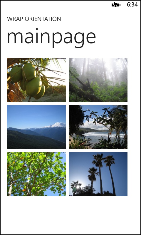 A screenshot showing six photos arranged in two columns of three rows.