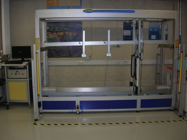 Photo of Large hot-wire foam cutting machine.