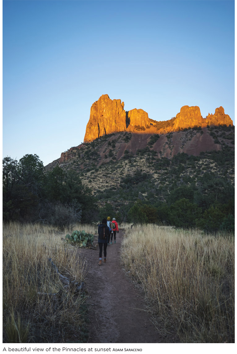 A beautiful view of the Pinnacles at sunset Adam Saraceno