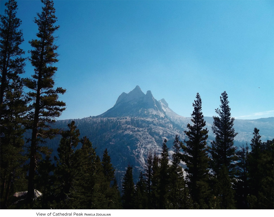 View of Cathedral Peak Pamela Zoolalian