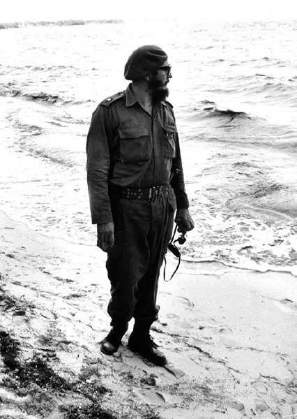 Fidel Castro at the Bay of Pigs, April 1961.