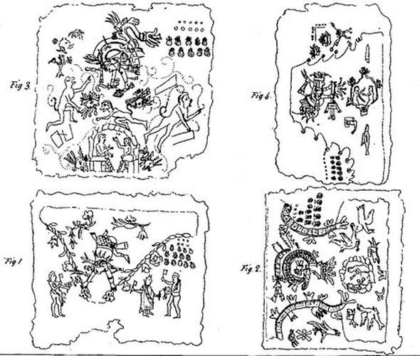 Hieroglyphes Azteques