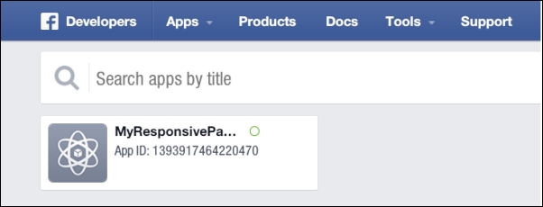 Creating a Facebook application