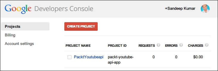 Configuring a YouTube API