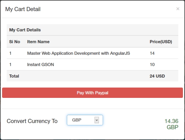 Processing the conversion request