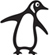 Penguin walking logo