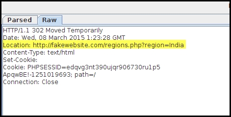 HTTP response splitting