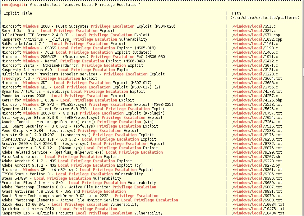 Local privilege escalation with a standalone tool