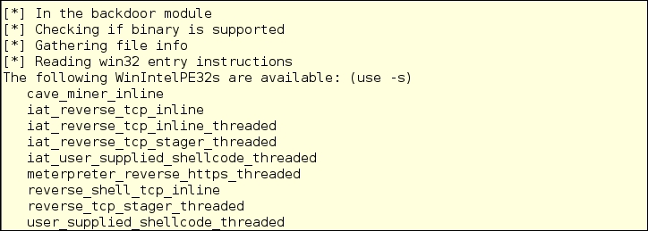 Using Backdoor-Factory to Evade Antivirus