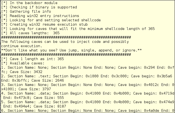 Using Backdoor-Factory to Evade Antivirus