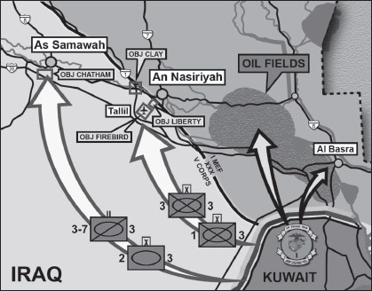 MAP 4. Overview of initial 3rd ID plan