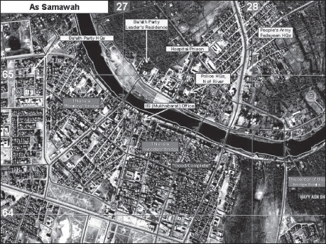 Aerial view of As Samawah