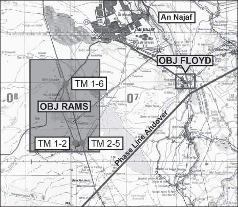 MAP 9. Objective Rams (showing company objectives)