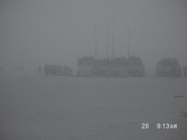 The “sandstorm from hell” turned the air red and convinced some officers that someone must have “popped a nuke.” When rain came, mud actually fell from the sky.