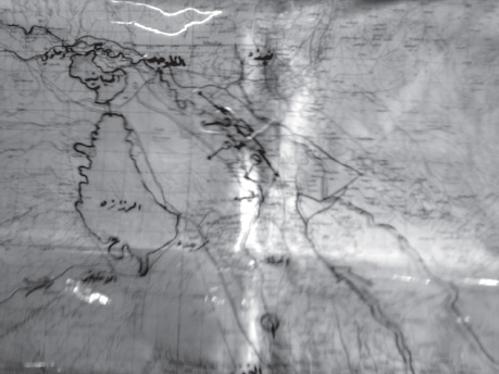 A captured Iraqi map showing they were prepared to defend against the 3rd ID feint east of the Euphrates, but had no idea the Americans were moving in force through the Karbala Gap.