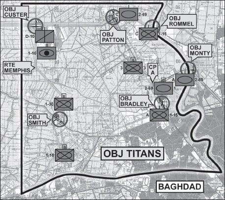 MAP 25. 3rd Brigade’s Objective Titans