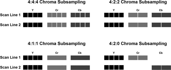 Figure 15.5 (Plate 21) Color Subsampling