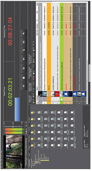 Plate 24 (Figure 18.2) Automated Playout System (XeusMedia Technology)