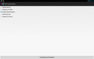 Sample UI, Hidden-Navigation Mode, Nexus 10/Android 4.2