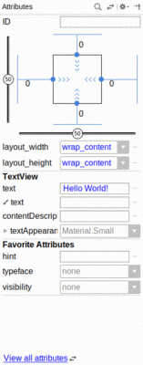 Attributes Pane, Showing Condensed Roster