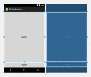 Vertical LinearLayout, with Weighted Button Widgets