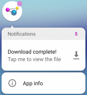 Home Screen Launcher Notification Details With Number, from Pixel