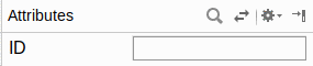 Attributes Pane, Showing ID Field