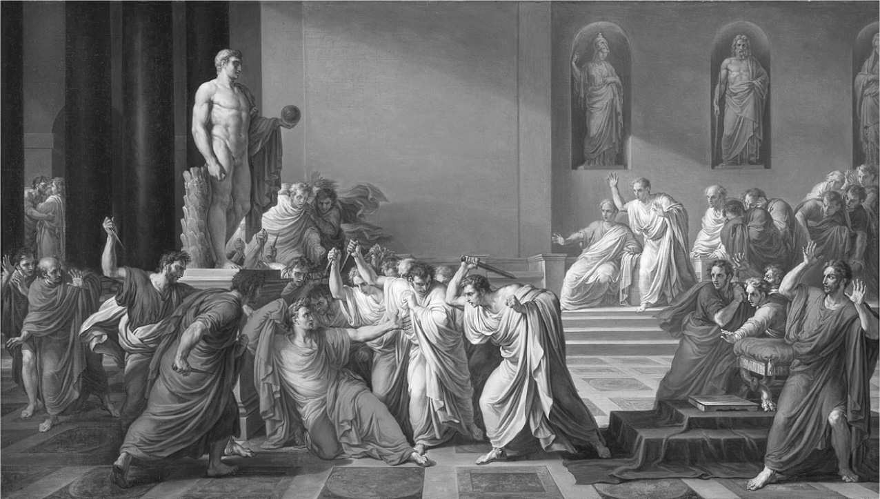 The Death of Caesar, by Vincenzo Camuccini