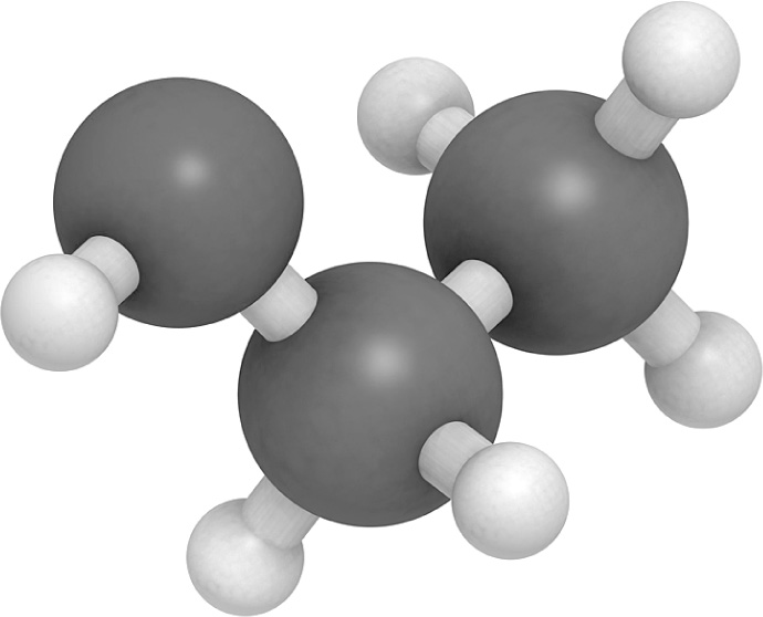 Ethanol (C2H5OH)—currently 0.00005 parts per million of air; you inhale 600 billion molecules every time you breathe