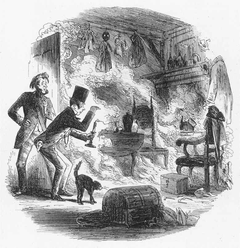 The death of Mr. Krook, from Charles Dickens’s Bleak House.