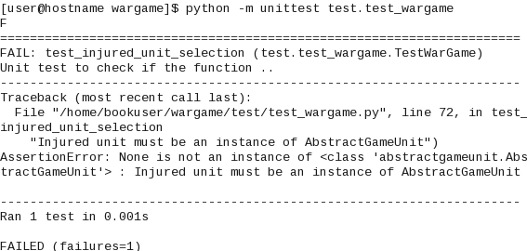 Running the first unit test