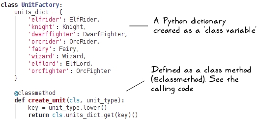 Simple factory solution 2 – Pythonic approach