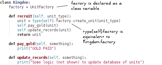 Simple factory solution 2 – Pythonic approach