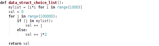 Choosing the right data structures