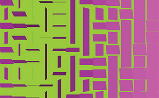 Figure 19.9 With the Flip Axis drop down set to Random, each card randomly flips around it’s own X or Y axis.