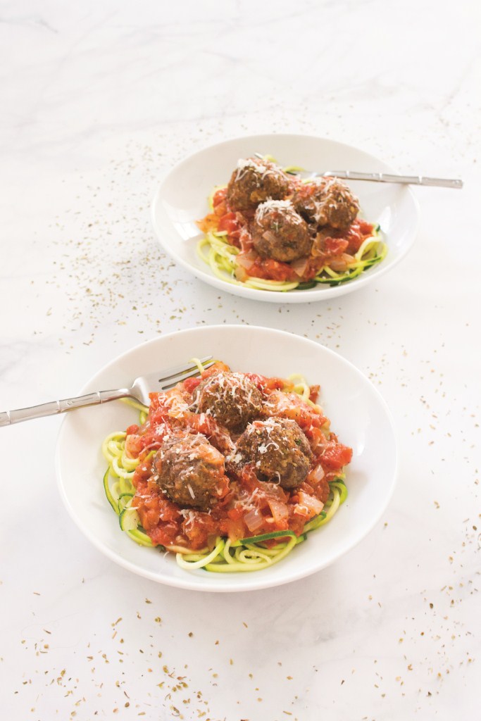 9781440594380 Zucchini Spaghetti and Meatballs