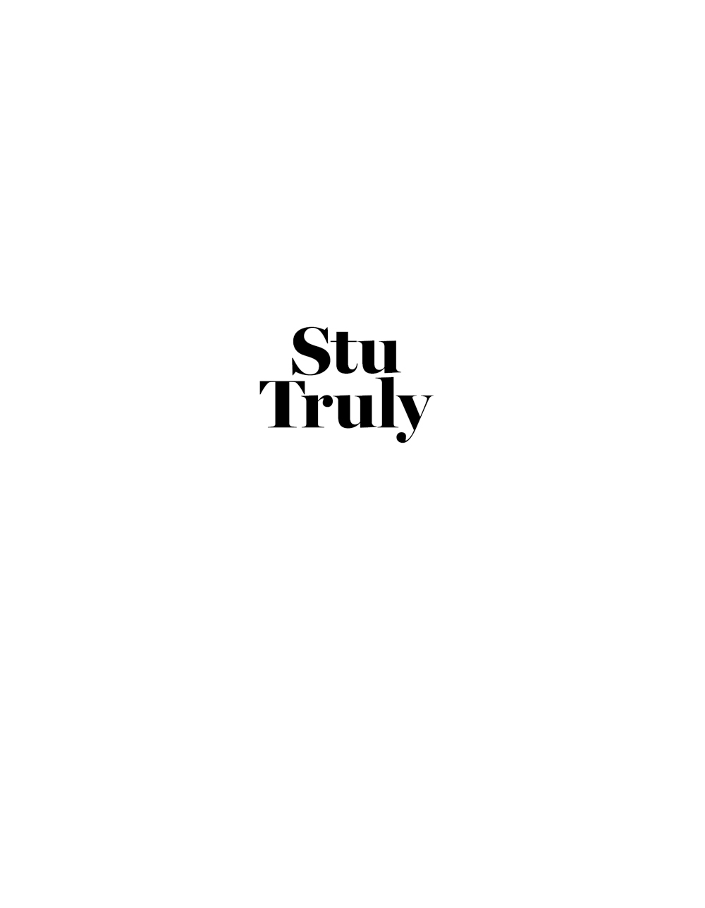 Half Title: Stu Truly