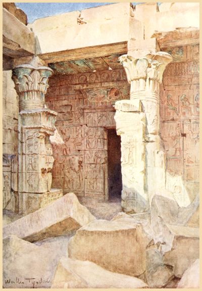 TEMPLE DE DÊR-EL-MEDINET, A THÈBES