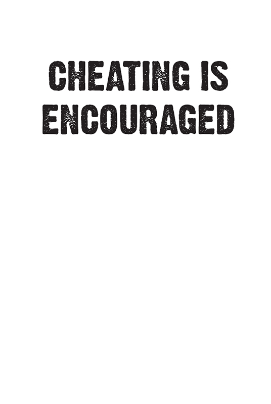 Half Title of Cheating Is Encouraged