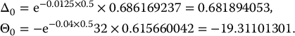 numbered Display Equation