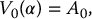 numbered Display Equation