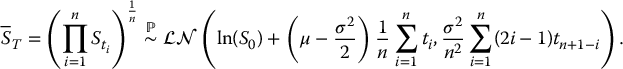 numbered Display Equation