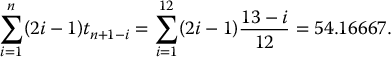 numbered Display Equation