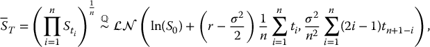 numbered Display Equation