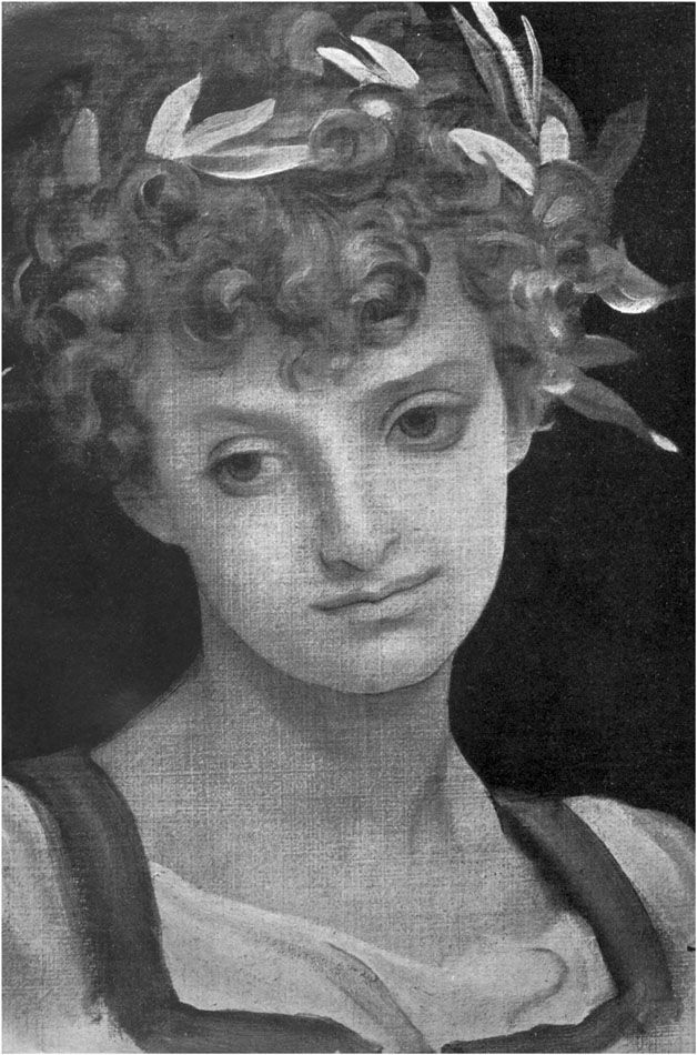 Head presented to the Queen by Lord Leighton